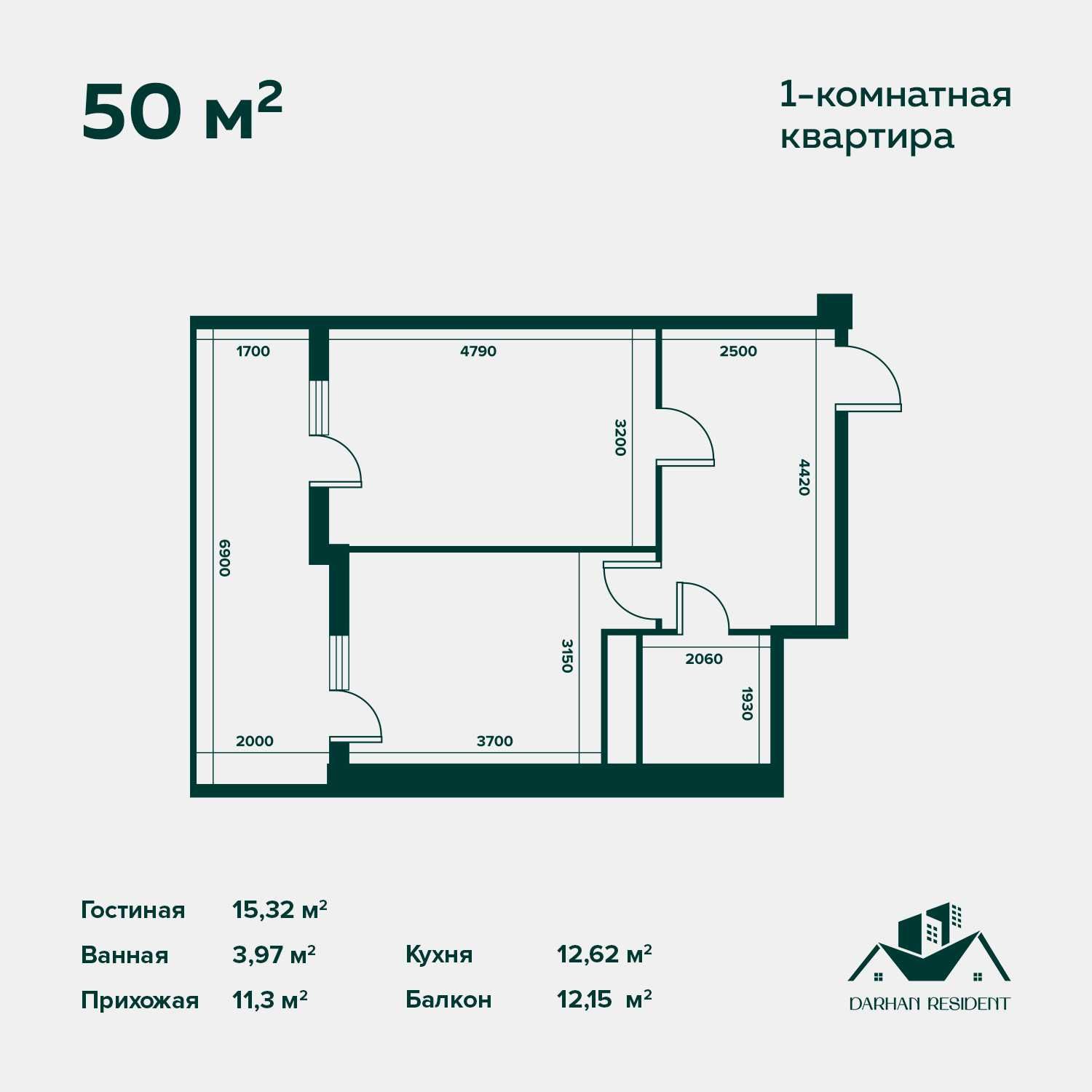 Премиум класса дома Darkhan Residence 12-ти эт. 2025 год 1 квартал