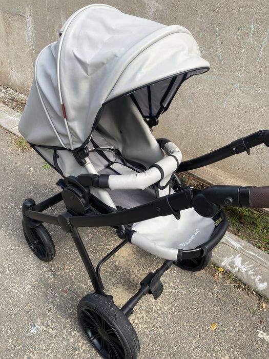 Carucior Krausman Rider soft light grey 3 in1