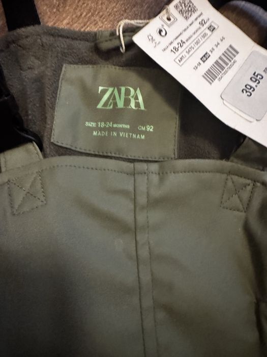 Нов гумиран гащеризон Zara, 92 см, 2 год