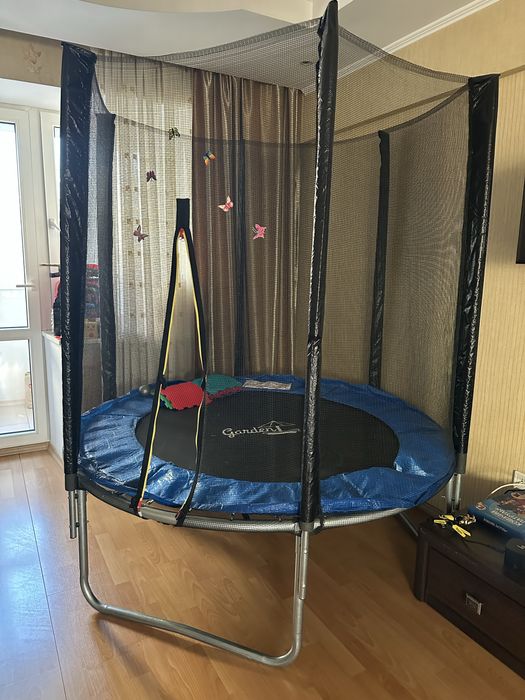 Батут каркасный с сеткой