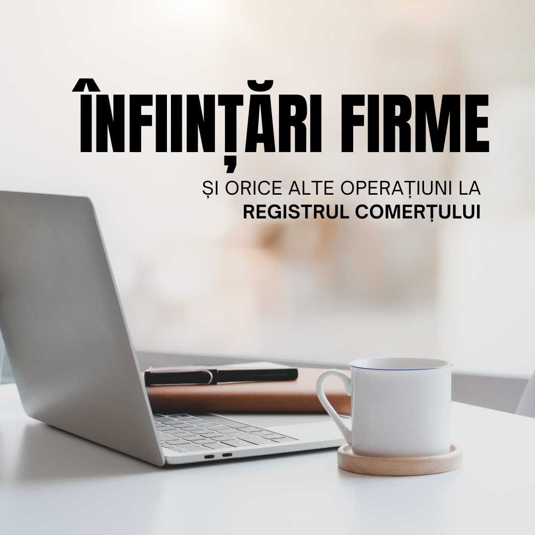 Infiintari firme / Infiintare firma / SRL PFA / Registrul Comertului