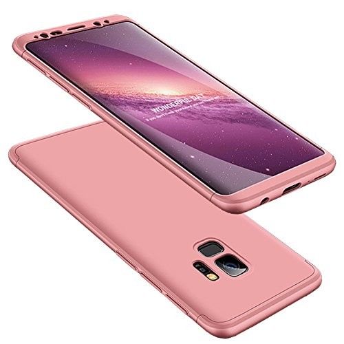 Husa Samsung Galaxy S9 Plus, FullBody 360, Rose-Gold+ Folie gratis