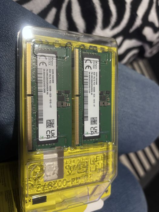Kit-uri 16 GB DDR5 (8Gb x 2 DDR5-4800/5600 SODIMM) laptop