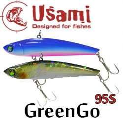 Приманка раттлин Usami Green Go 80S (тонущий, 80мм, 17,6гр)