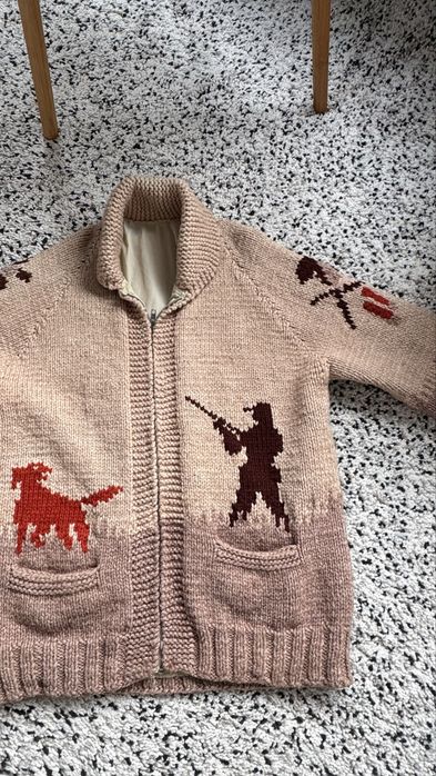 Мъжка вълнена ловна жилетка размер L