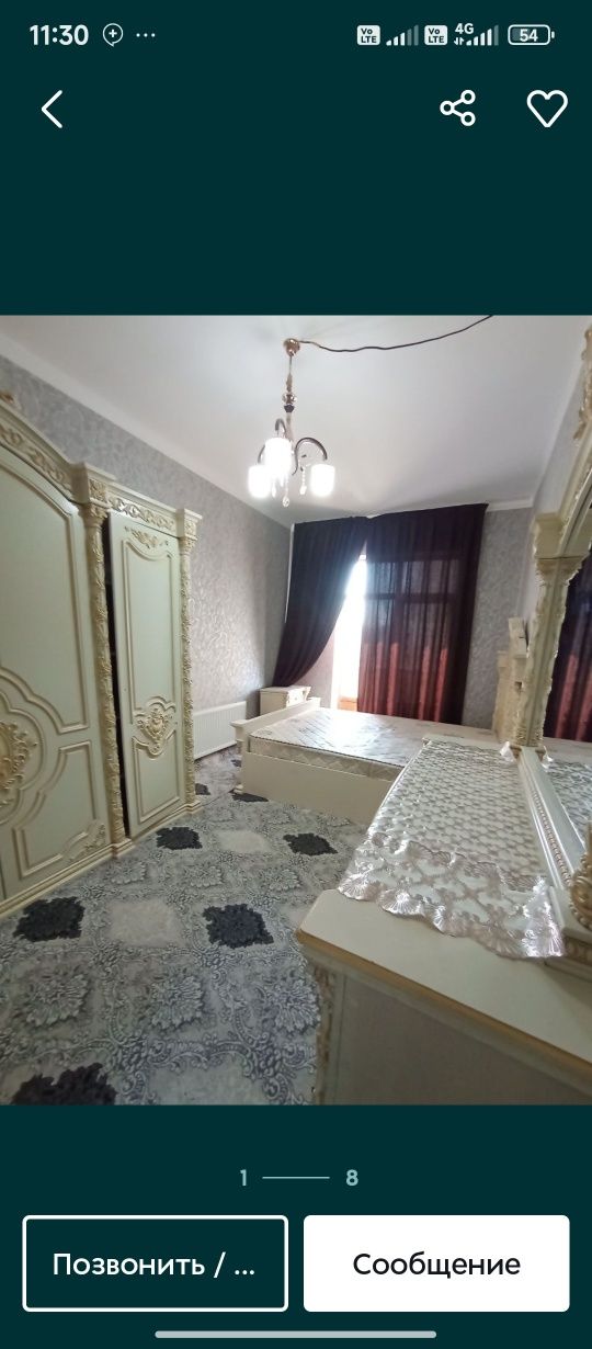 Сдаётся квартира в аренду Чинармалл 2комнатная 4этаж с лифтом.