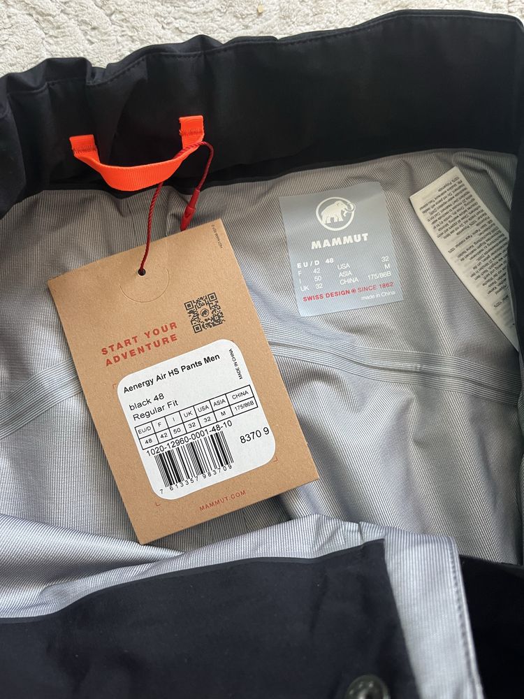 Mammut Aenergy Air HS Hardshell Мъжки Трекинг Ски Сноуборд Панталон