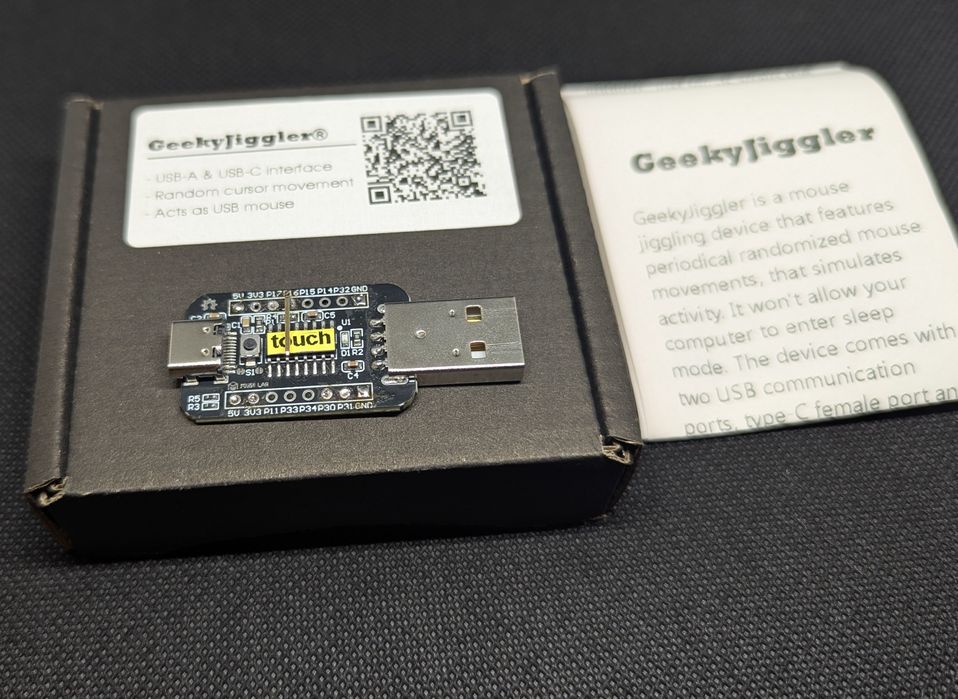 USB mouse jiggler (GeekyJiggler)