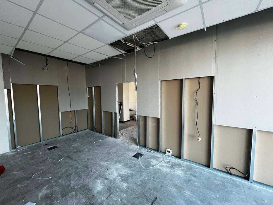 Шпакловка, Гипсокартон, Боядисване