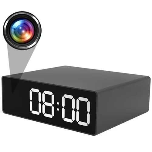 Camera Spion WI-FI Ascunsa in Ceas de Birou TSS-CB03, Full HD 5MP