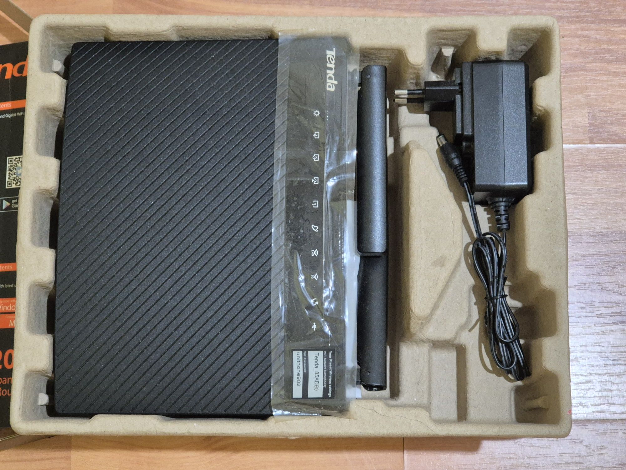 Router wireless Tenda AC9, Gigabit 1200, Dual-Band