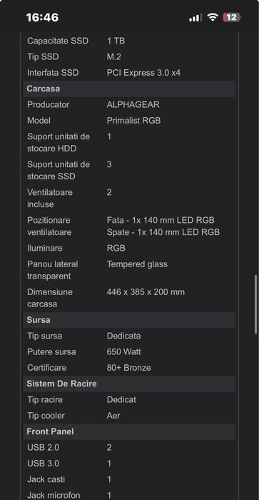 Pc de gaming la pachet cu periferice si monitor merge orice joc
