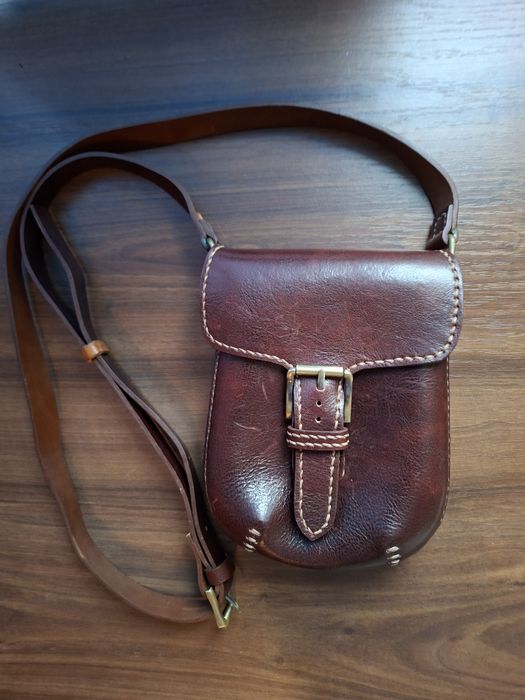 Poșetă din piele veritabilă hand-made
