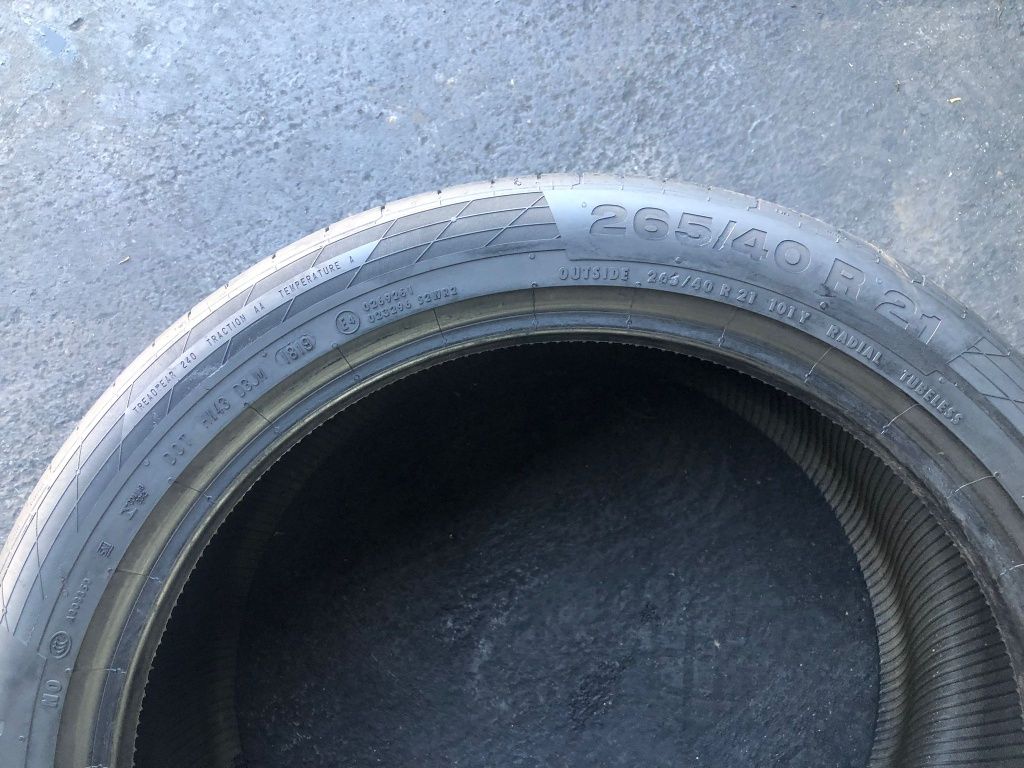 265 40 R21 295 35 R21 Set Continental