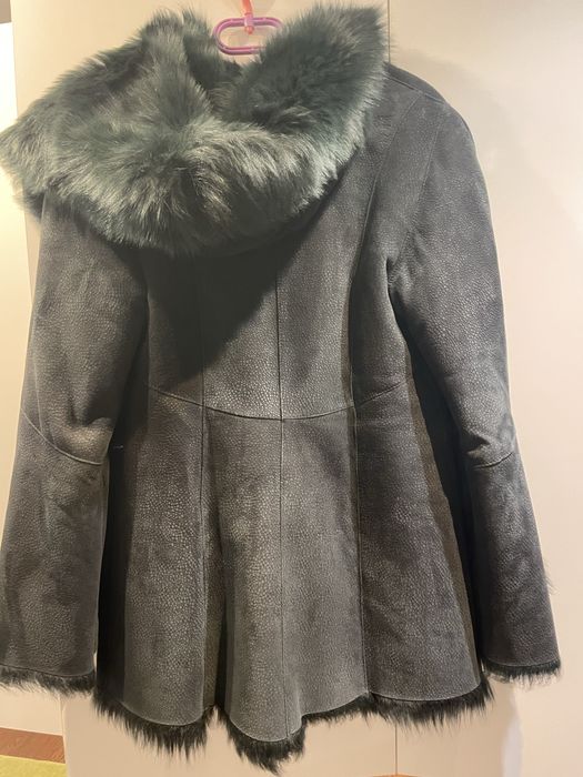 Дамски кожен кожух