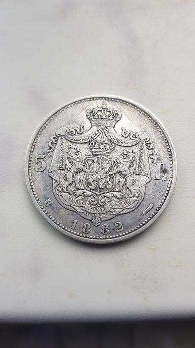 Vand 5 lei argint 1882
