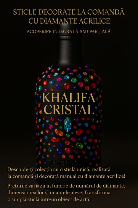 Sticla cu diamnate acrilice