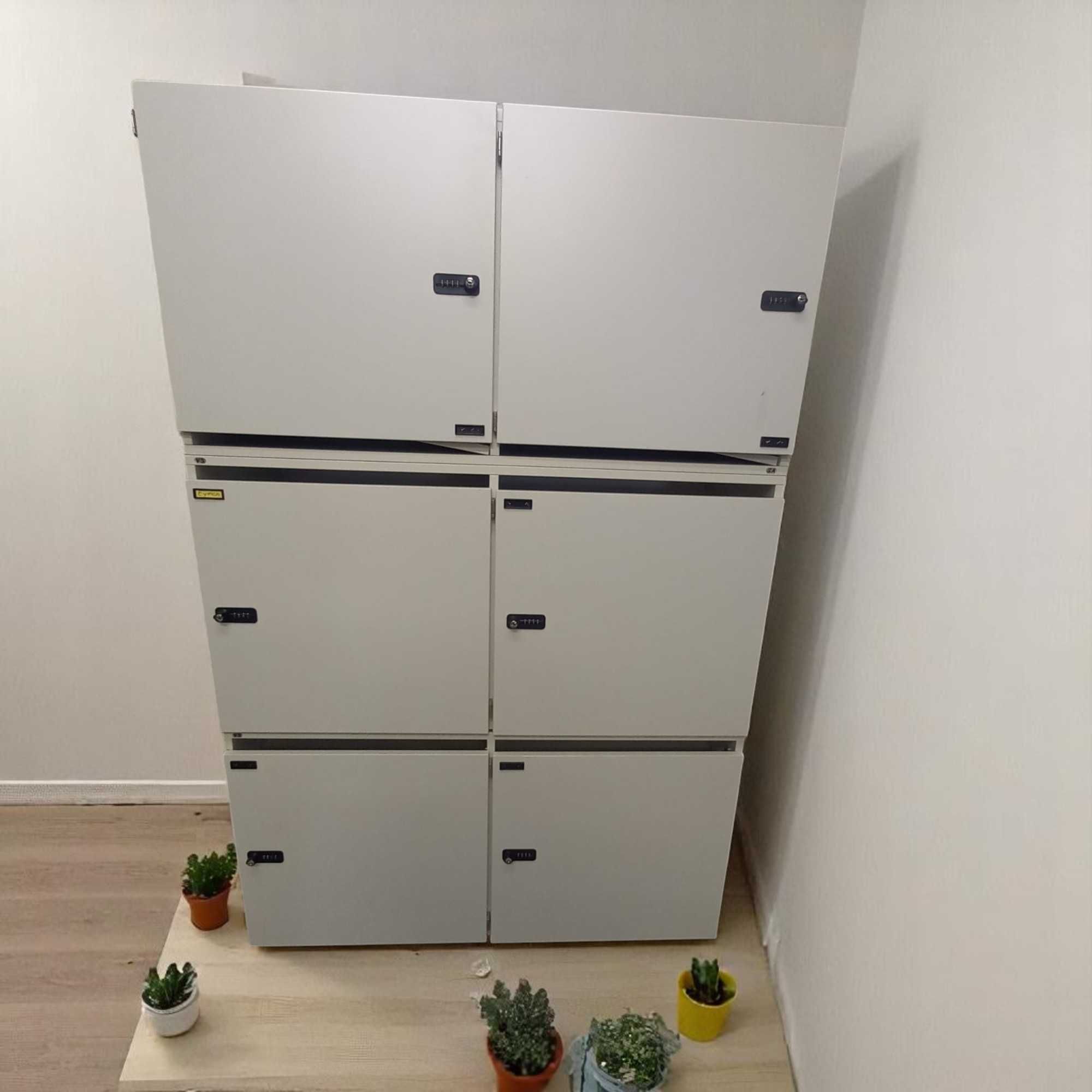 Dulap Locker alb marca VS 120x67x35 cm, 2 usi