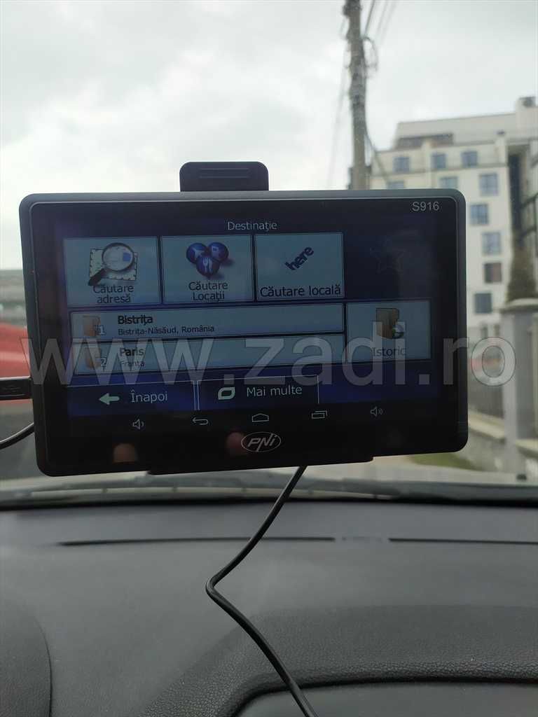 GPS cu camera si android- ecran 7" - waze, camere radar, soft camion