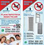 Plase tantari/insecte plisee /rulouri / usi