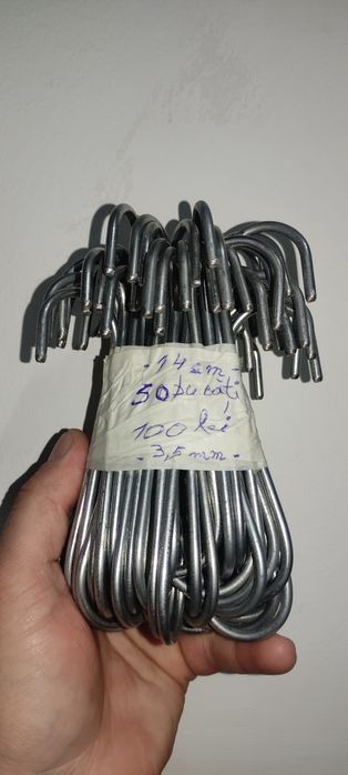 Cârlige pentru afumătoare mici