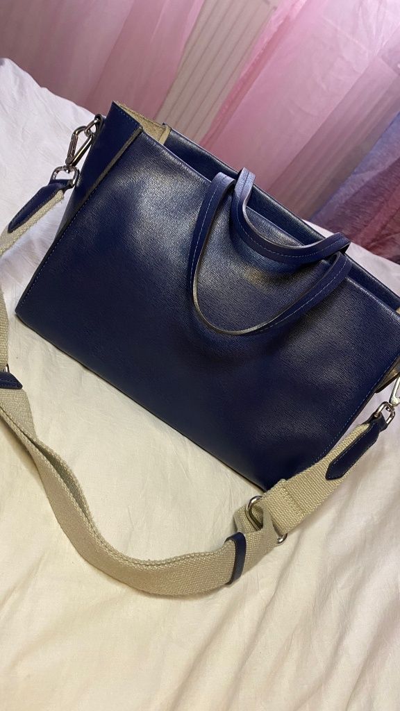 Geanta Gianni Chiarini piele navy