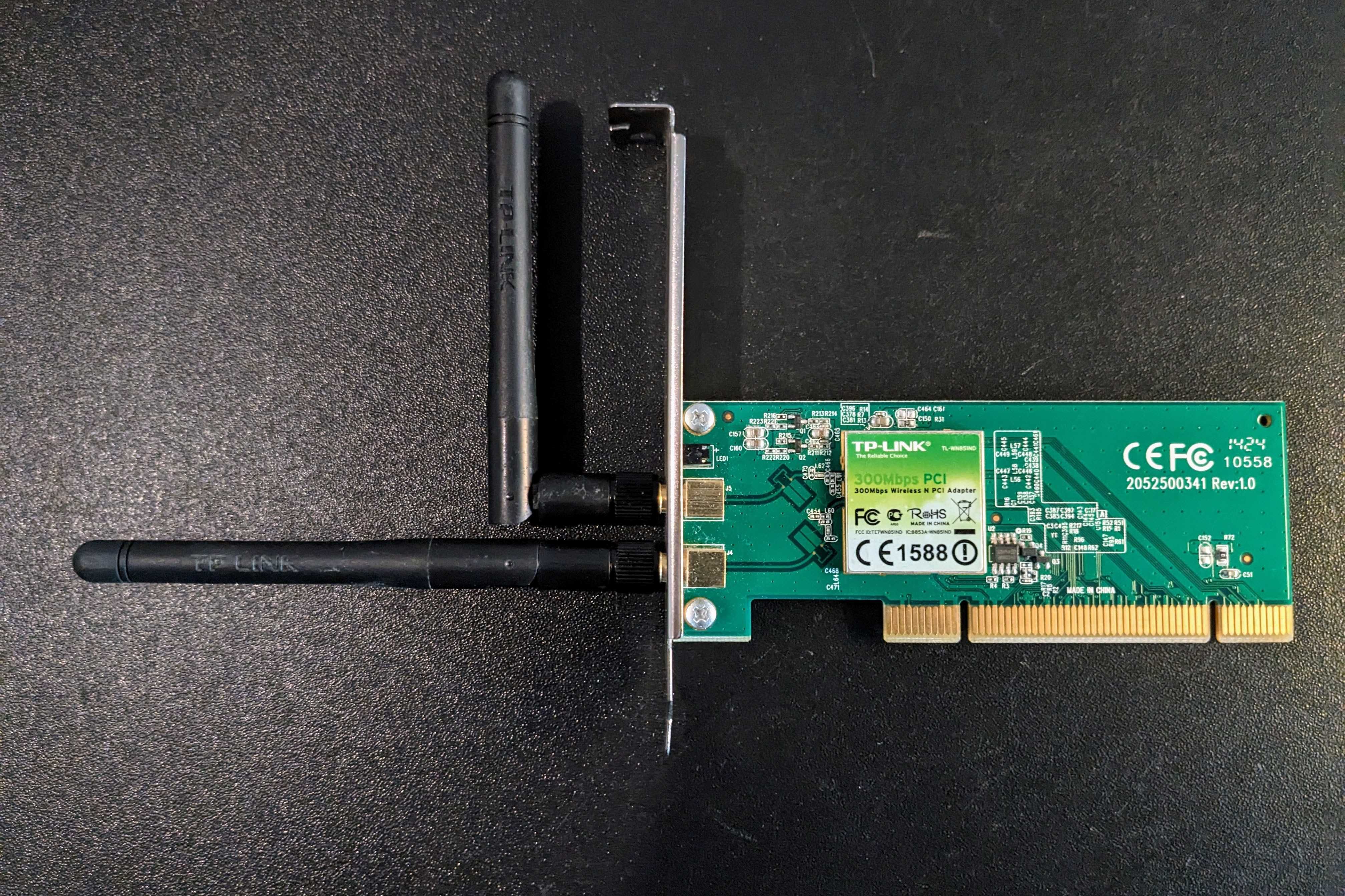 Placa de retea wireless TP-Link TL-WN851ND (slot PCI)