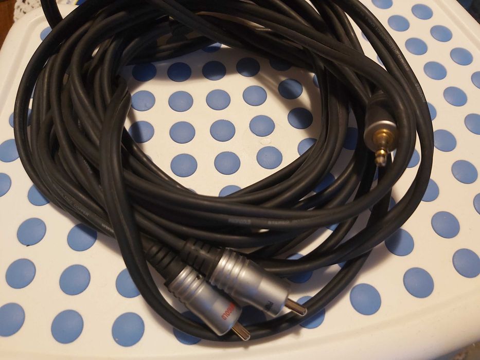 Cablu de semnal profesional Jack 3.5mm tata stereo la 2 x Rca tata 5m
