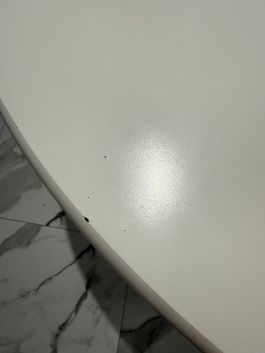 Masă KIRKEBY Ø110 albă