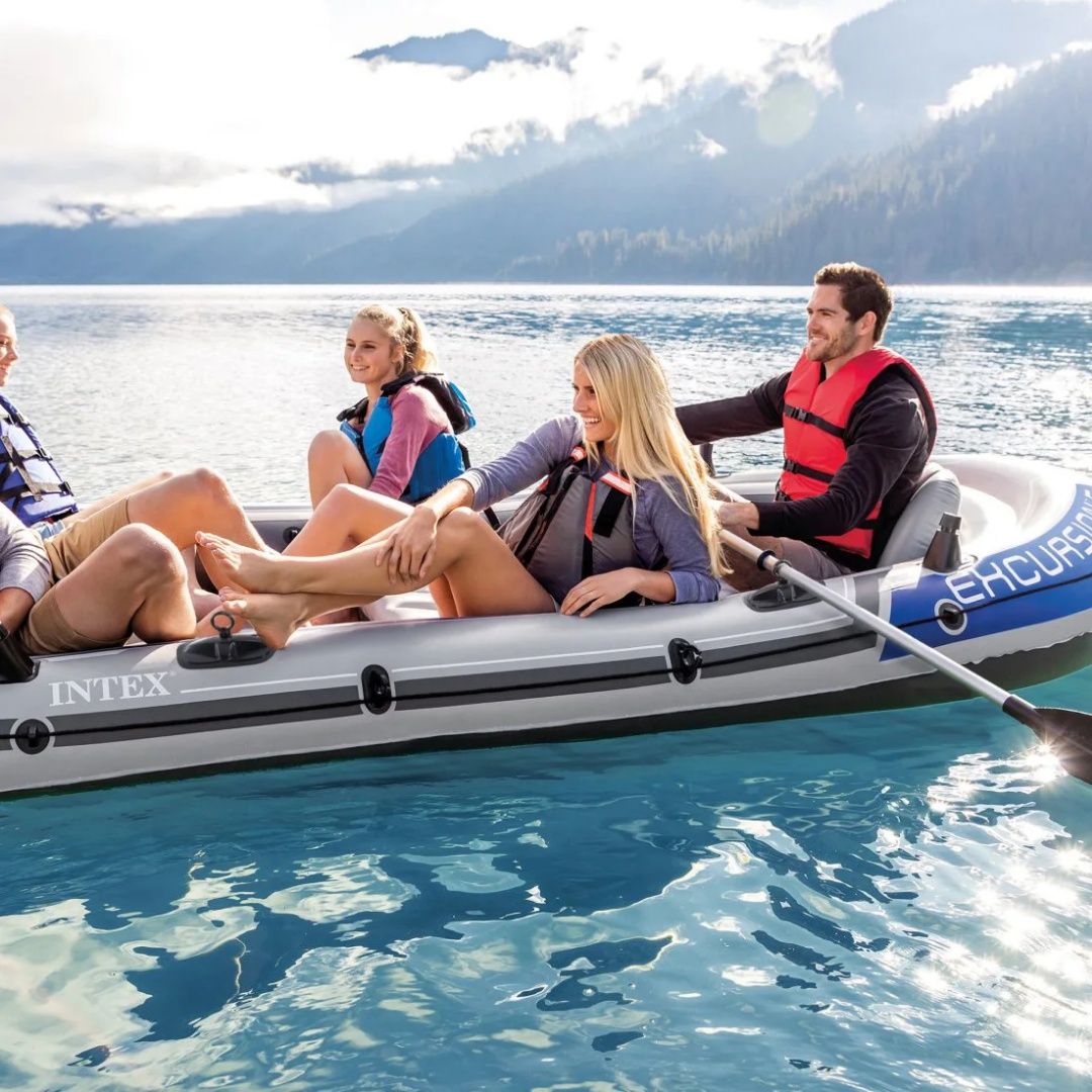 Надувная лодка Intex Excursion 5 orginal (5-местная) нагрузка: до 600