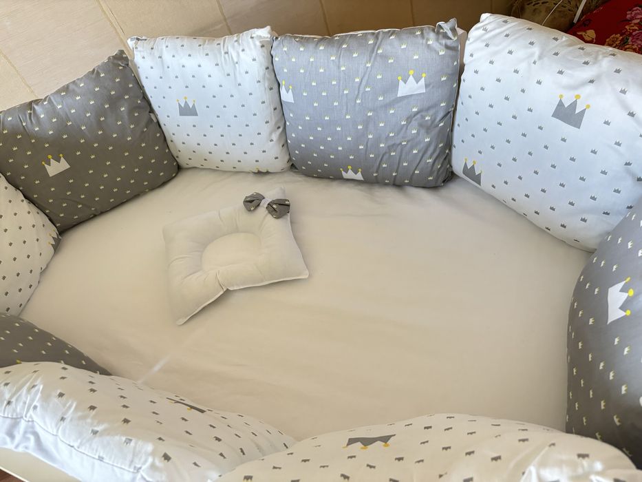 продам кроватку трансформер 8+1 с новыми бортиками