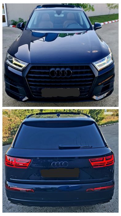 Audi Q7/An 2016.08/Cokpit/Panoramic/Line Side Assist/Navi/Carlig/4x4/
