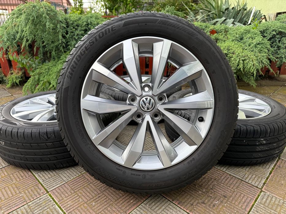 Jante Bicolore Vw T-roc Passat B7 B8 Caddy Golf Sharan 5x112 17"