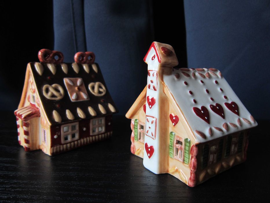 Craciun cadou rar Villeroy &Boch Gingerbread casuta clopotel 1970