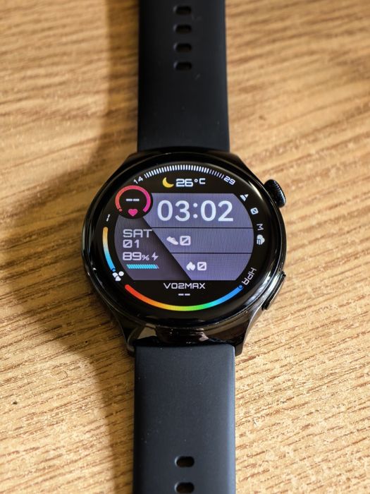 Huawei Watch 4, 46mm, negru, ecran OLED, baterie 3 zile, plus 8 curele
