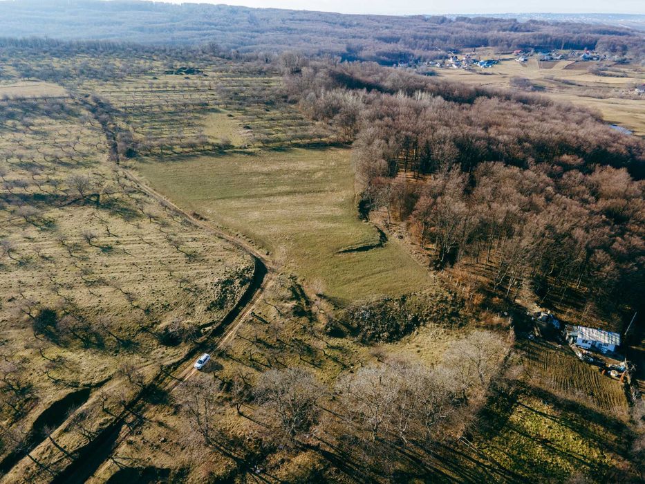 Teren 9.100 mp lângă pădure, utilități  – panoramă superbă – Udești