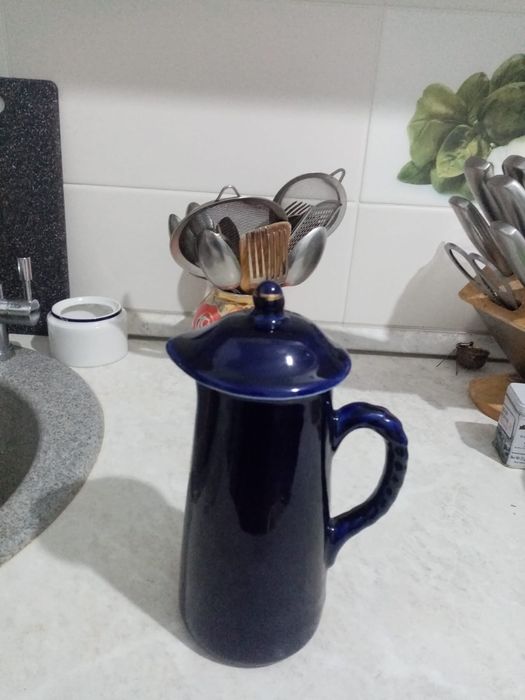 Кувшин, Дулево, 58 год, кобальтовый.