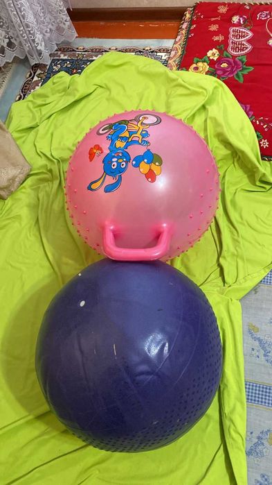 Шар батутный, надувается насосом