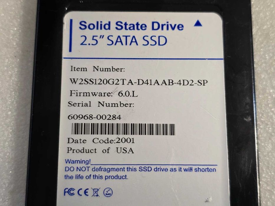 Solid-State Drive (SSD) WINTEC 120GB 2.5" SATA W2SS120G2TA-PA1AAB-4D2