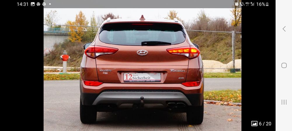 Hyundai Tucson, Advantage, 4x4, 2017, automat 1,6 Benzină,