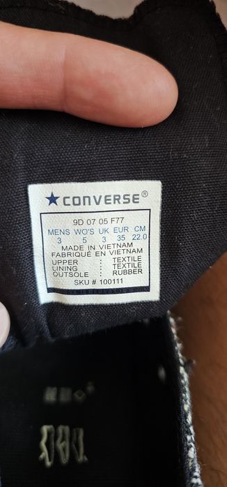 Adidași Converse mărimea 35