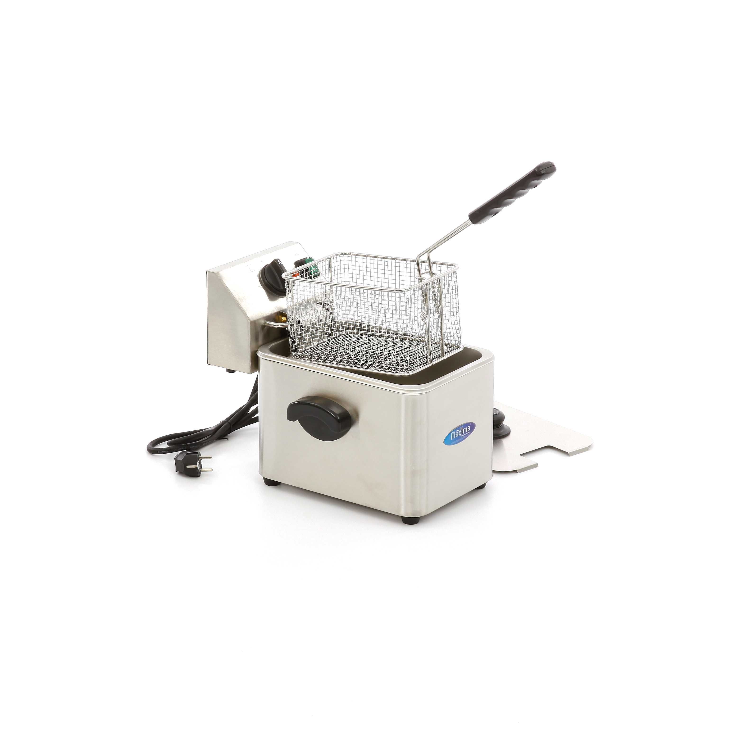 Friteuza electrica profesionala, capacitate 4l ulei, 1 kg cartofi