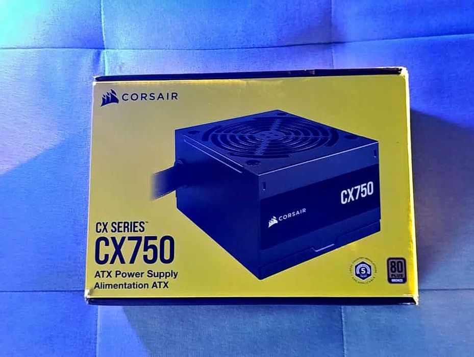 Sursă de alimentare Corsair CX750 – 750W ATX, Nouă sigilată