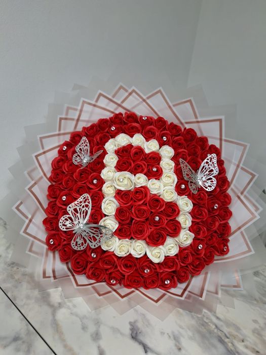 Buchet trandafiri sapun