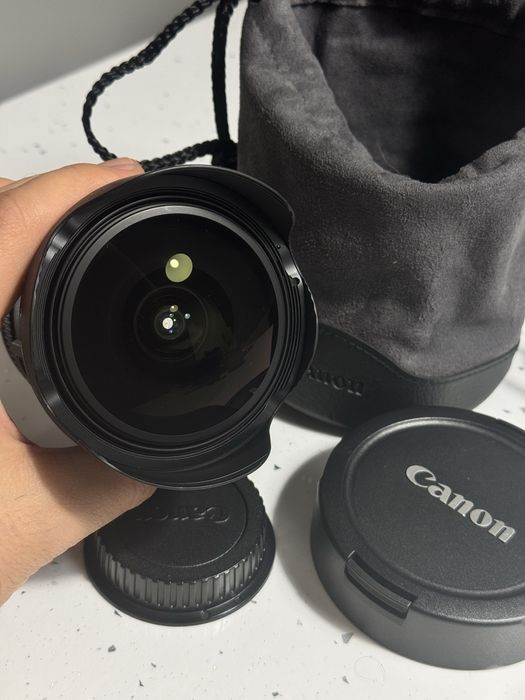 Canon EF 8-15mm fisheye f4 L USM - NOU
