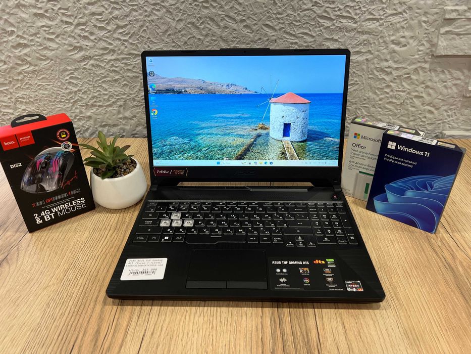 Игровой ноутбук ASUS TUF Gaming A15 /Ryzen 7-7435HS/16GB/512GB/RTX2050