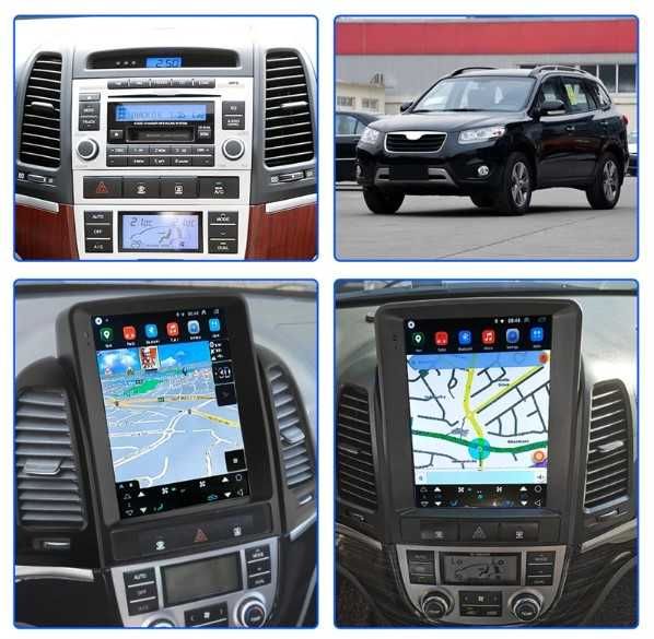 HYUNDAI SANTA FE 2006/2012 9.7'' вертикална андроид навигация, 9770