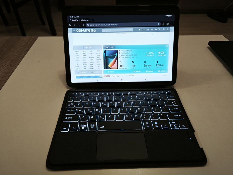 Таблет Xiaomi Pad 5 11"/ Snapdragon 860 / 6GB RAM / 128GB памет