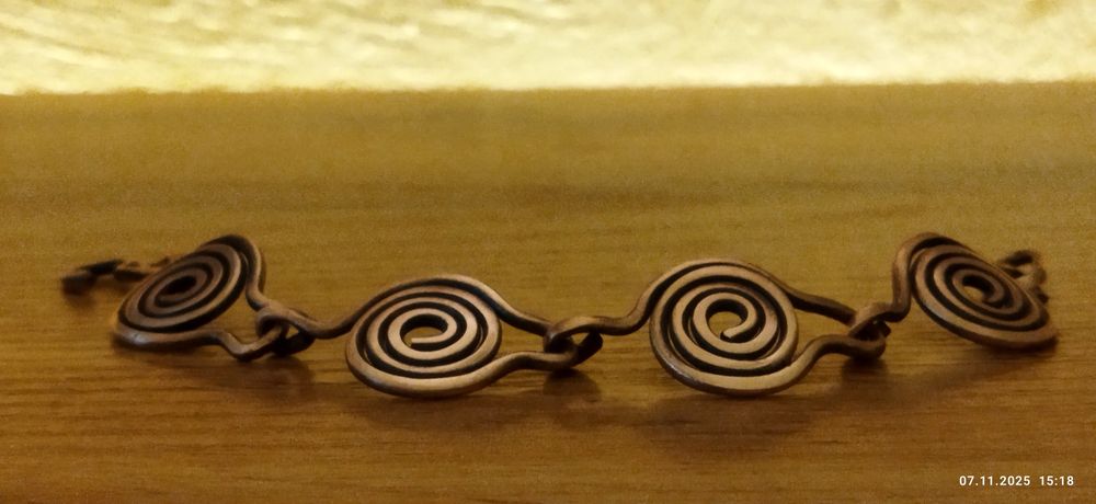 Медные лечебные браслеты ручной работы