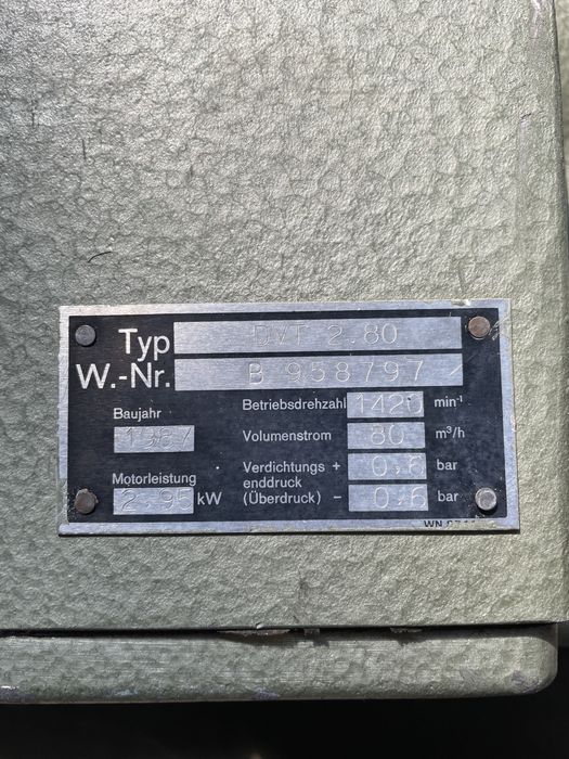 Суха вакуум помпа/вакум помпи